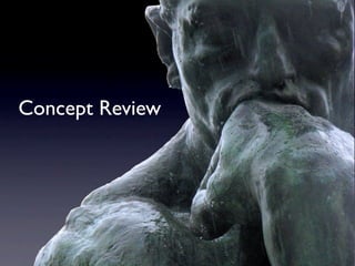 Concept Review
 