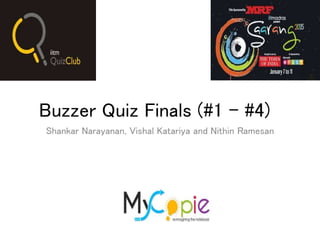 Saarang 2015 Buzzer Quiz (Prelims+Finals) | PPT