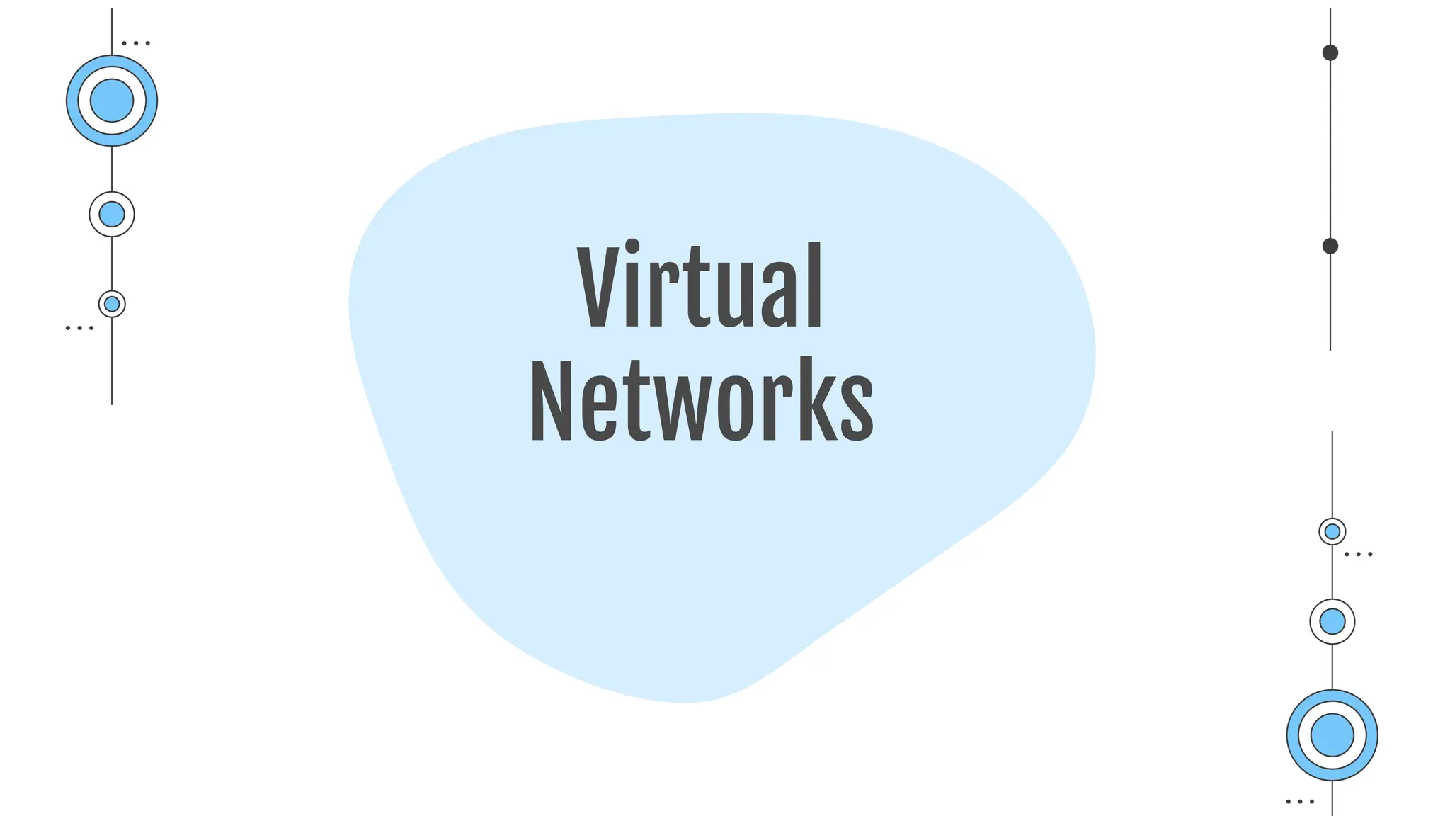 Virtual
Networks
 