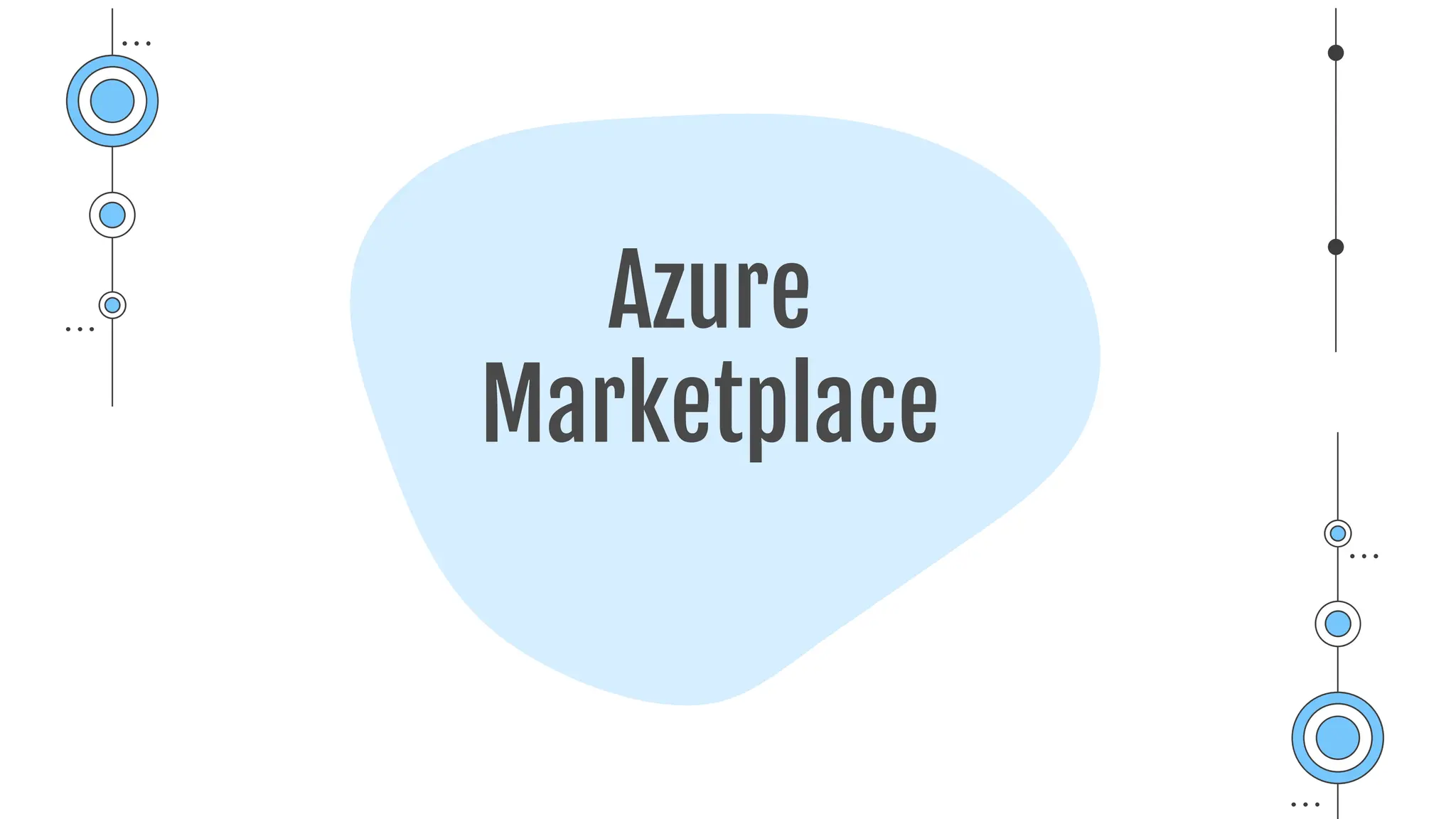 Azure
Marketplace
 
