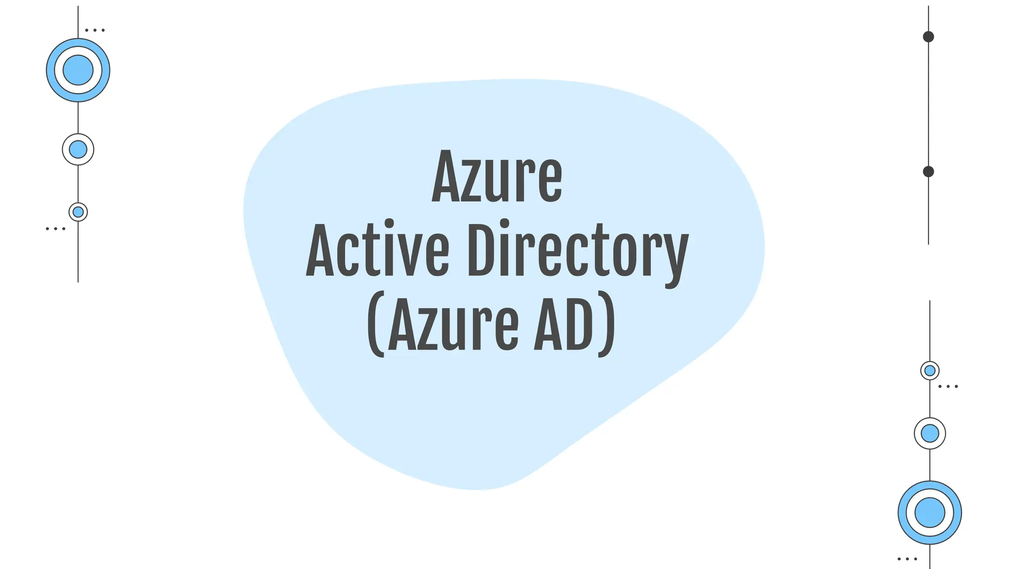 Azure
Active Directory
(Azure AD)
 