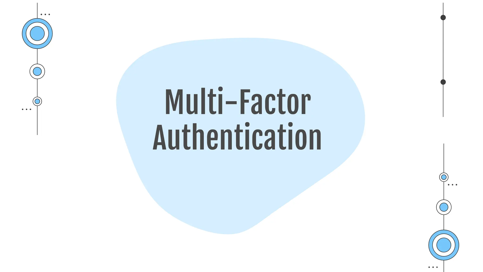 Multi-Factor
Authentication
 