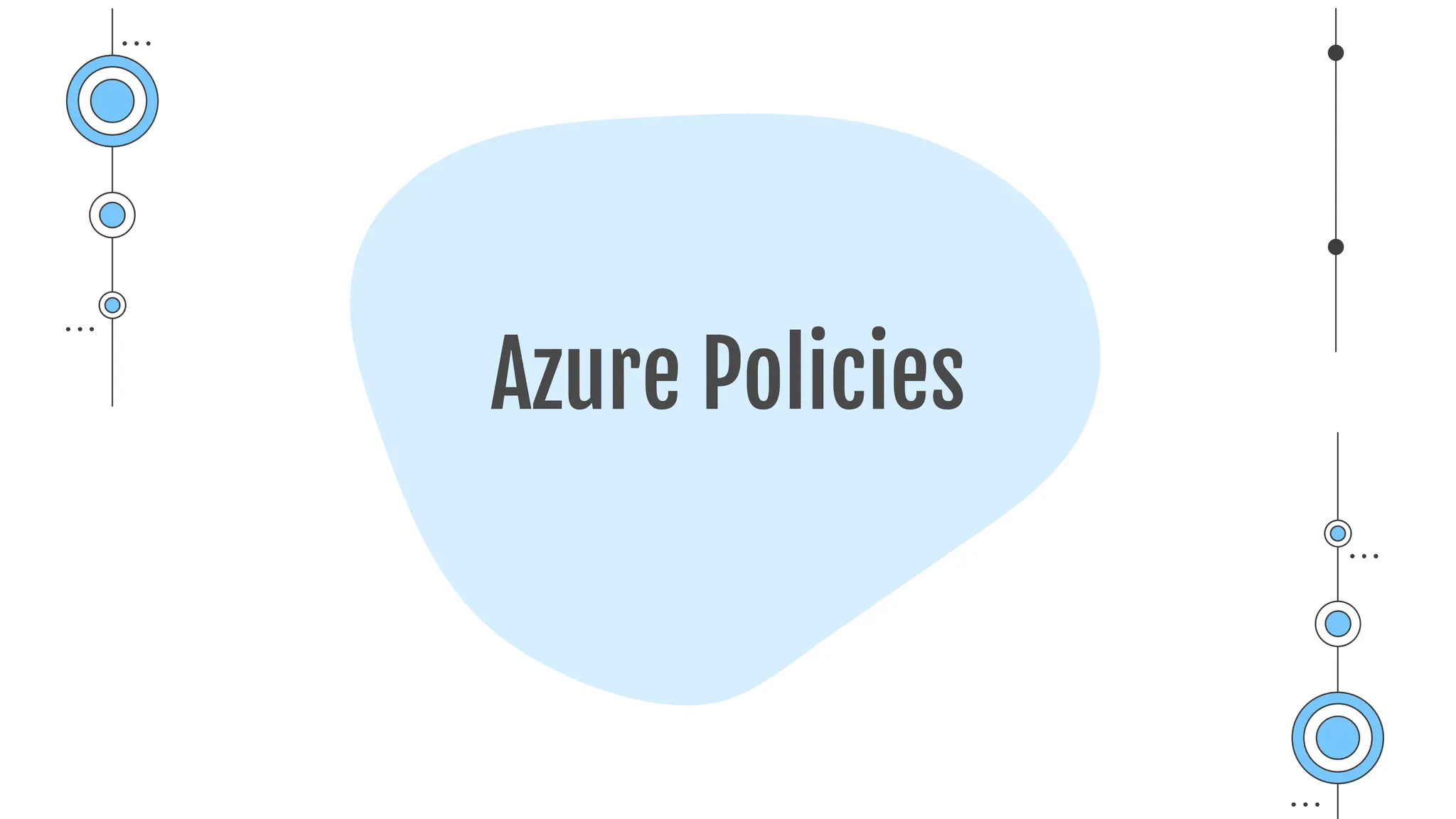 Azure Policies
 