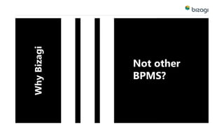 Not other 
BPMS? 
Why Bizagi 
 