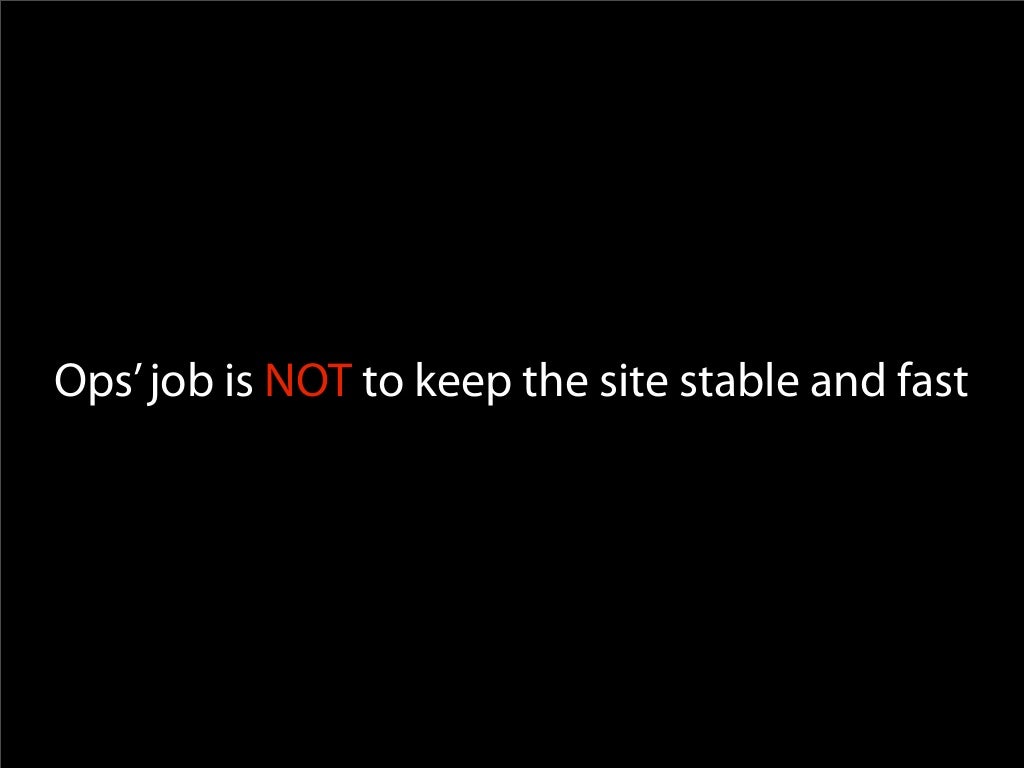 10+ Deploys Per Day: Dev and Ops Cooperation at Flickr