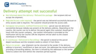 Tracking Your Parcel – All Statuses Explained | PPTX