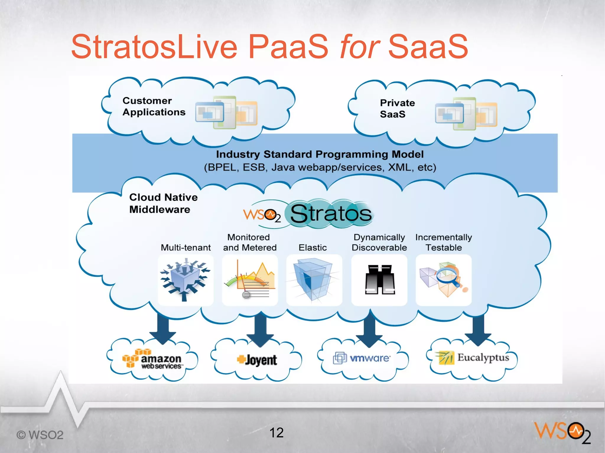 StratosLive PaaS for SaaS




            12
 
