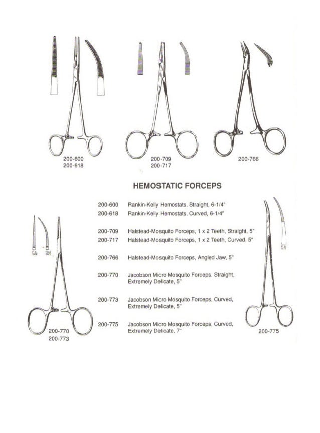 All surgical instrument catelogue