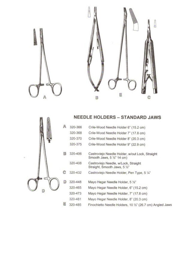 All surgical instrument catelogue