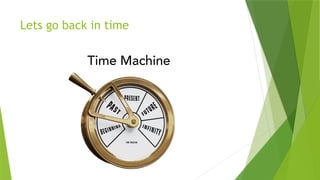 Lets go back in time
 