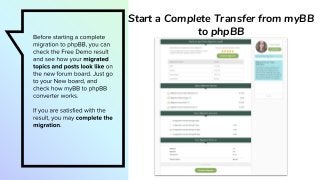 All the Secrets Behind myBB to phpBB Migration