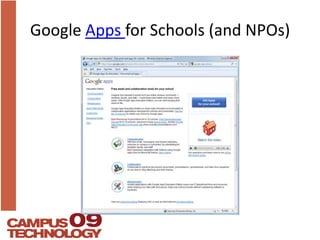 Google Apps for Schools (and NPOs)