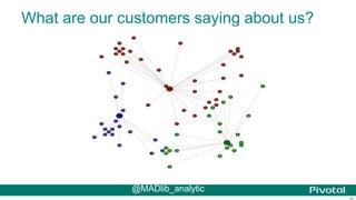 40
What are our customers saying about us?
@MADlib_analytic
 