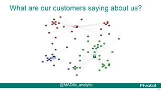 43
What are our customers saying about us?
@MADlib_analytic
 