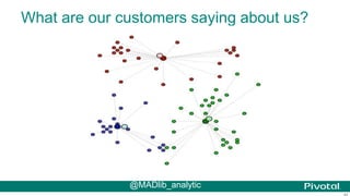 44
What are our customers saying about us?
@MADlib_analytic
 