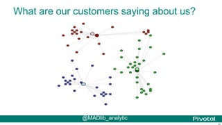 48
What are our customers saying about us?
@MADlib_analytic
 