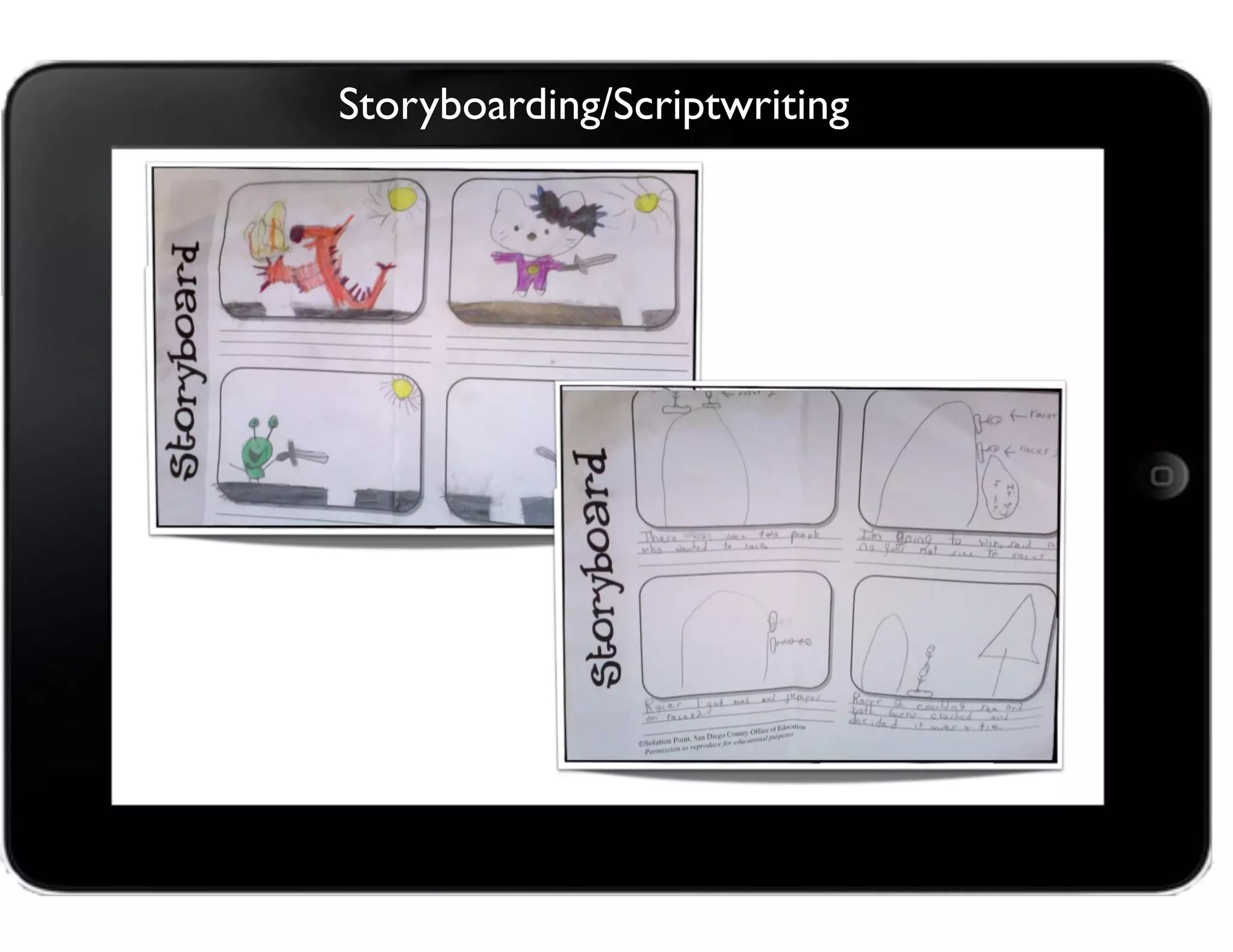 Storyboarding/Scriptwriting
 
