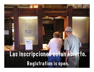 ¿Quien está invitado?
Who’s invited?
•  Todos trabajando en turismo
•  Todos trabajando en cultura indigena
•  Todos trabajando en mercados
•  Oficiales de gobierno y los ONGs
•  Hoteles y Restaurantes
•  Organizadores de eventos

 