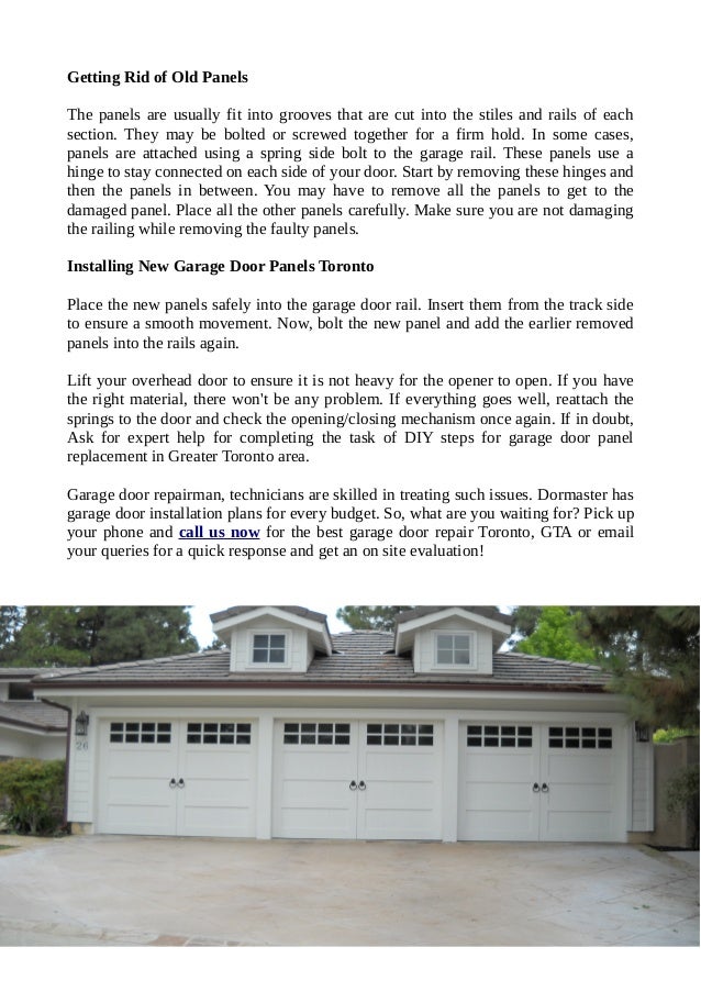All Type of Garage Door Repair Services in Toronto
