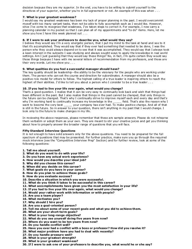how to properly answer interview questions