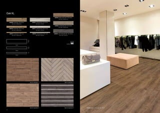 2322
Oak XL
bevelled
150 cm
150 cm
150 cm
28cm14cm7cm
w60321 | central oak 150 x 7 cm
w60310 | central oak 150 x 14 cm
w60300 | central oak 150 x 28 cm
w60322 | whitened oak 150 x 7 cm
w60311 | whitened oak 150 x 14 cm
w60301 | whitened oak 150 x 28 cm
NCS S 5010 - Y30R | LRV 25%
NCS S 5010 - Y30R | LRV 25%
NCS S 5010 - Y30R | LRV 25%
NCS S 3502 - Y | LRV 41%
w60304 | rustic anthracite oak 150 x 28 cm
NCS S 7502 - R | LRV 12%
w60303 | smoked grey oak 150 x 28 cm
NCS S 5005 - Y20R | LRV 26%
w60302 | deep country oak 150 x 28 cm
NCS S 6010 - Y50R | LRV 15%
NCS S 3502 - Y | LRV 41%
NCS S 3502 - Y | LRV 41%
w60302 | deep country oak 150 x 28 cm
Oak XL Inspiration 1
Oak XL Inspiration 3
Oak XL Inspiration 2
Oak XL Inspiration 4
 