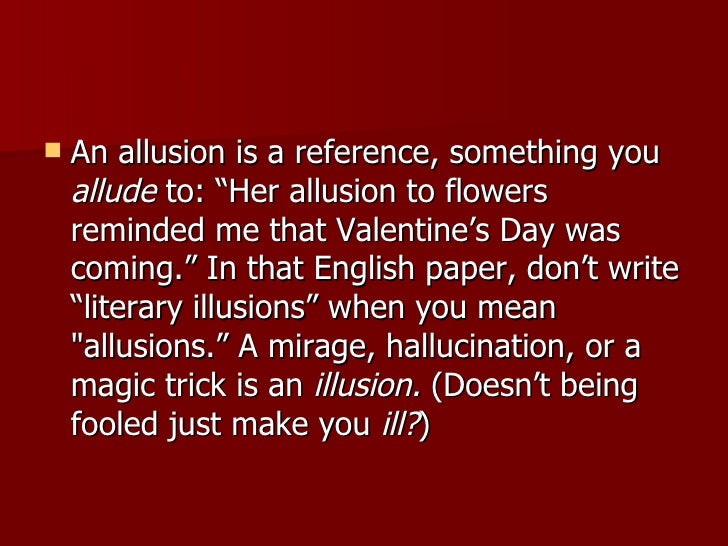 Allusion
