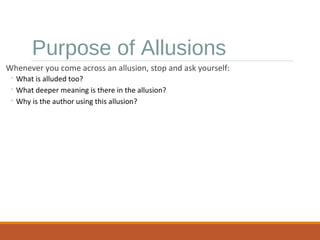 Allusions | PPT