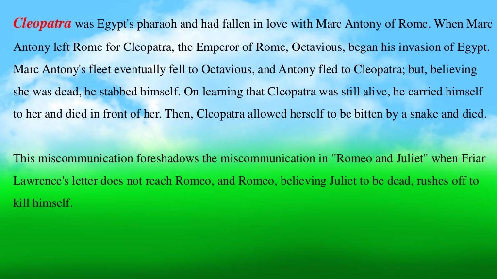Allusions In Romeo Juliet