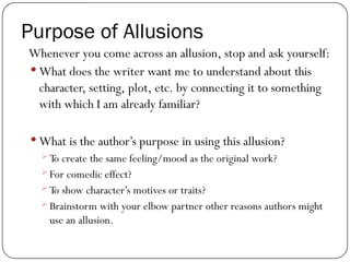 Understanding Allusions: Definition, Purpose, and Examples in ...