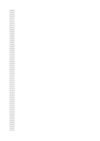 62866
62867
62868
62869
62870
62871
62872
62875
62877
62878
62880
62881
62882
62883
62884
62885
62886
62887
62888
62889
62890
62892
62893
62894
62895
62896
62897
62898
62899
62901
62905
62906
62907
62908
62910
62912
62913
62914
62916
62917
62918
62919
62920
62922
62923
62924
62926
62928
62930
62931
62932
62934
62935
62938
62939
62940
62941
62942
62943
62946
62947
62948
62950
62951
 