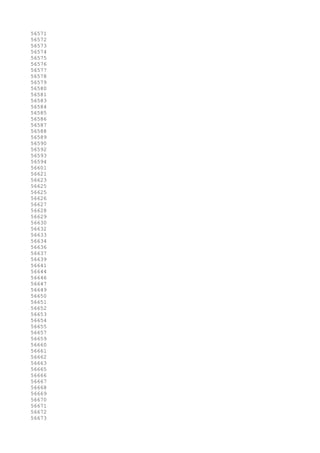 56571
56572
56573
56574
56575
56576
56577
56578
56579
56580
56581
56583
56584
56585
56586
56587
56588
56589
56590
56592
56593
56594
56601
56621
56623
56625
56625
56626
56627
56628
56629
56630
56632
56633
56634
56636
56637
56639
56641
56644
56646
56647
56649
56650
56651
56652
56653
56654
56655
56657
56659
56660
56661
56662
56663
56665
56666
56667
56668
56669
56670
56671
56672
56673
 