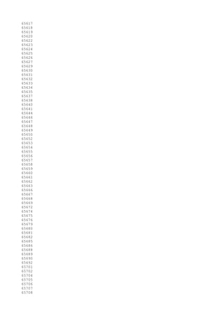 65617
65618
65619
65620
65622
65623
65624
65625
65626
65627
65629
65630
65631
65632
65633
65634
65635
65637
65638
65640
65641
65644
65646
65647
65648
65649
65650
65652
65653
65654
65655
65656
65657
65658
65659
65660
65661
65662
65663
65666
65667
65668
65669
65672
65674
65675
65676
65679
65680
65681
65682
65685
65686
65688
65689
65690
65692
65701
65702
65704
65705
65706
65707
65708
 