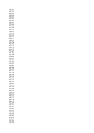 76475
76476
76483
76484
76486
76487
76490
76491
76501
76502
76504
76511
76513
76518
76519
76520
76522
76523
76524
76525
76526
76527
76528
76530
76531
76534
76537
76538
76539
76541
76542
76543
76544
76550
76556
76557
76559
76561
76565
76566
76567
76569
76570
76571
76574
76577
76578
76579
76621
76622
76624
76626
76627
76629
76630
76631
76632
76633
76634
76635
76636
76637
76638
76639
 