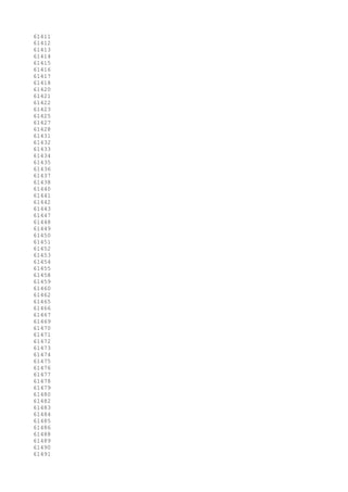 61411
61412
61413
61414
61415
61416
61417
61418
61420
61421
61422
61423
61425
61427
61428
61431
61432
61433
61434
61435
61436
61437
61438
61440
61441
61442
61443
61447
61448
61449
61450
61451
61452
61453
61454
61455
61458
61459
61460
61462
61465
61466
61467
61469
61470
61471
61472
61473
61474
61475
61476
61477
61478
61479
61480
61482
61483
61484
61485
61486
61488
61489
61490
61491
 