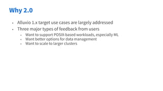 Introduction to Alluxio 2.0 Preview | Simplifying data access for cloud ...