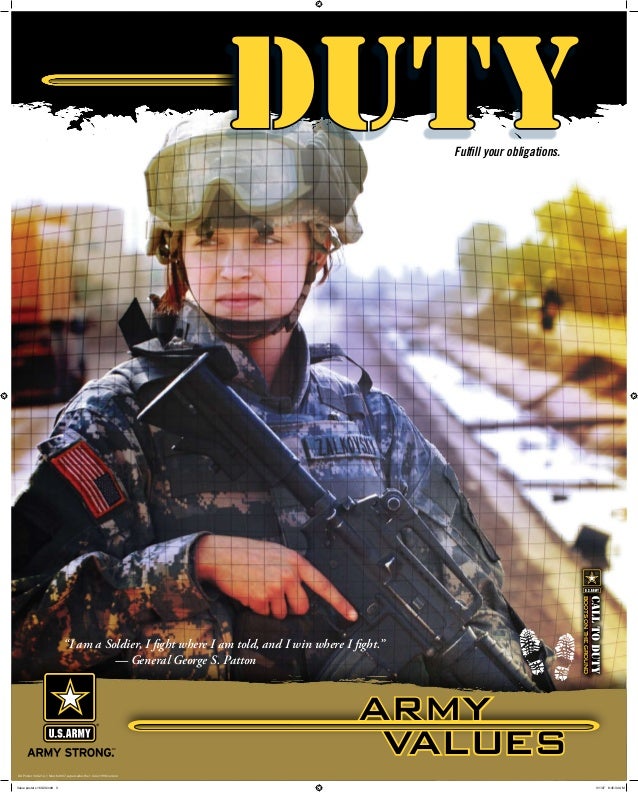 Seven army values essay