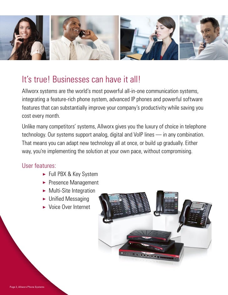 Allworx Phone Systems Brochure