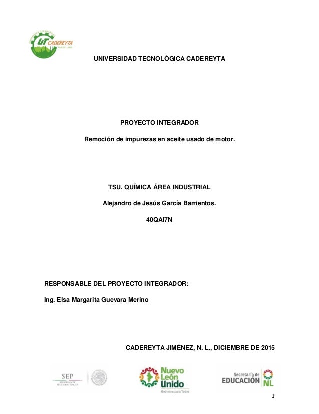 Tratamiento de aceites usados pdf