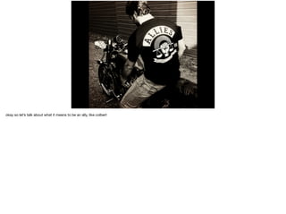 someone who wants to help fight
for the equality of a marginalized
group of people
 