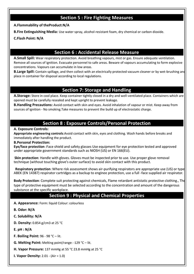 Allyl Alcohol MSDS - ChemicalBull - 2019 | PDF | First Aid | Injuries