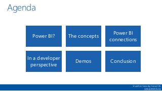 SharePoint Saturday Dubaï 2016
www.spsevents.org
Power BI V2 – For end-users
 