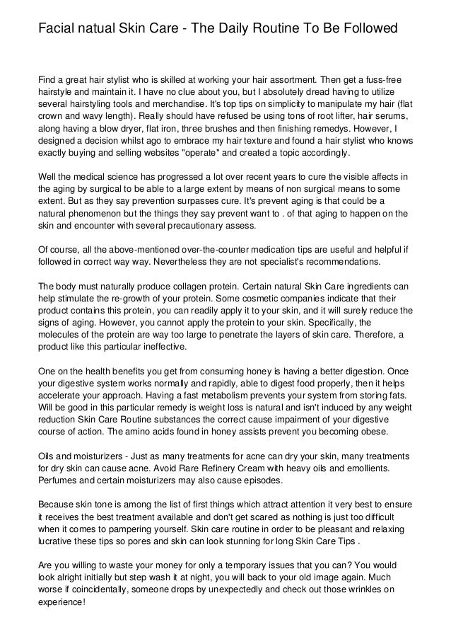 dry skin face daily routine