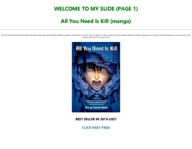 Download E B O O K All You Need Is Kill Manga Full Pdf Online Download E B O O K All You Need Is Kill Manga Full Pdf Online