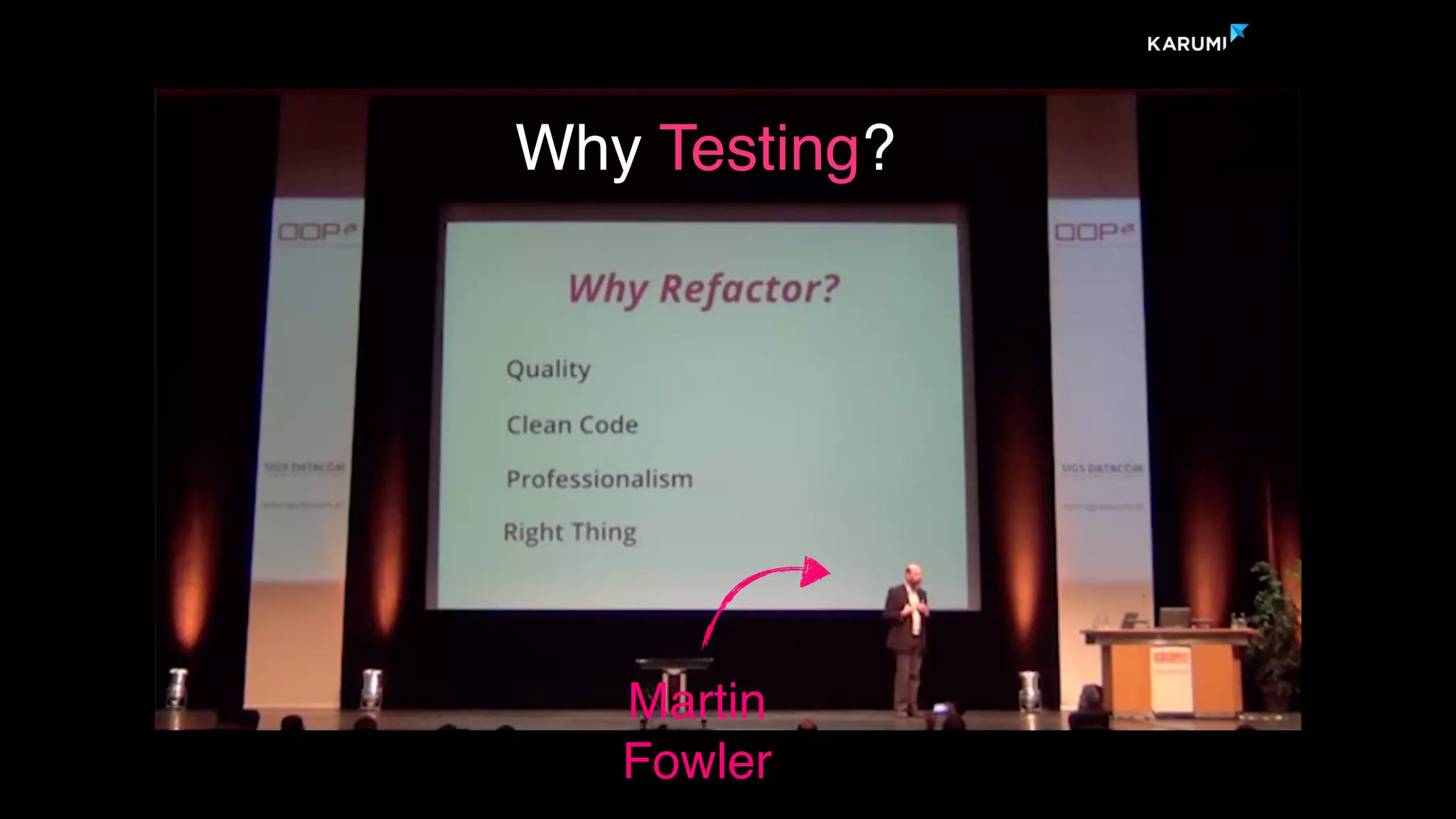 Why Testing?
Martin
Fowler
 
