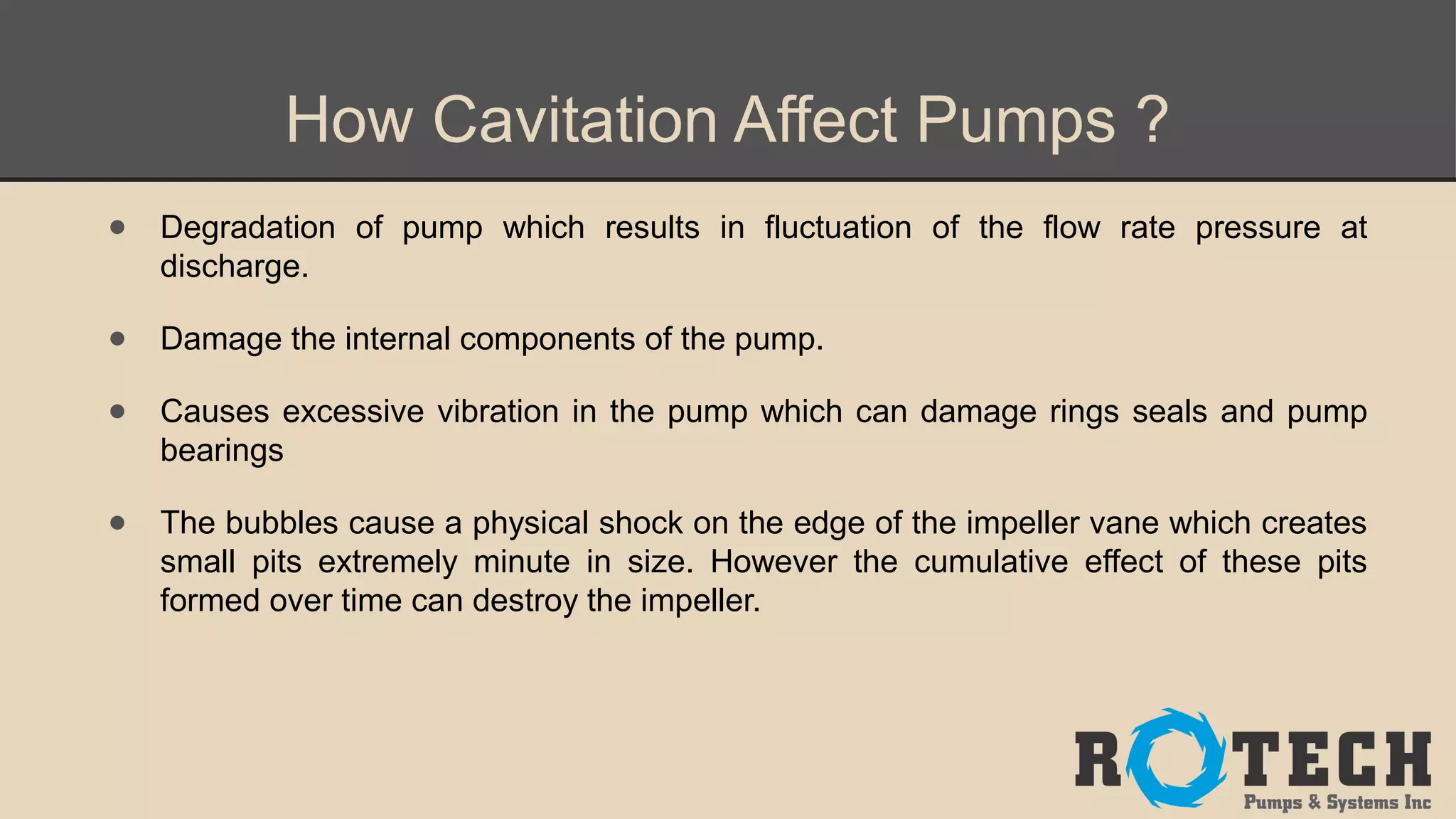 All You Need To Know About Cavitation In Centrifugal Pumps | PDF
