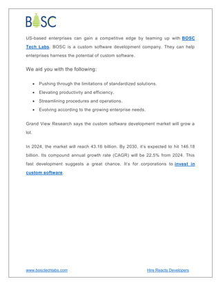 All You Need To Know About Custom Software Development | PDF