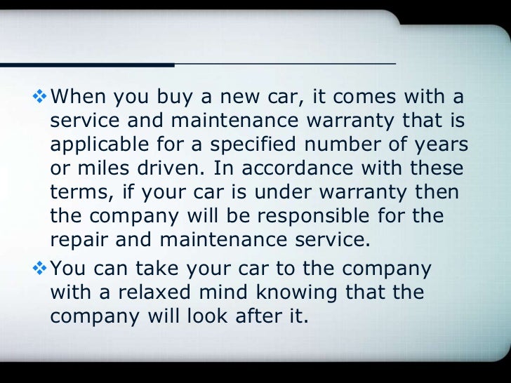 All you need to know about extended car warranties