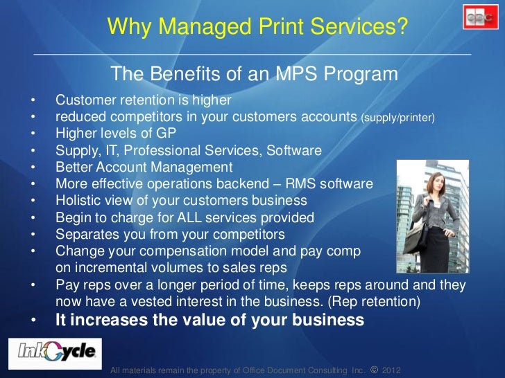 managed print services benefits