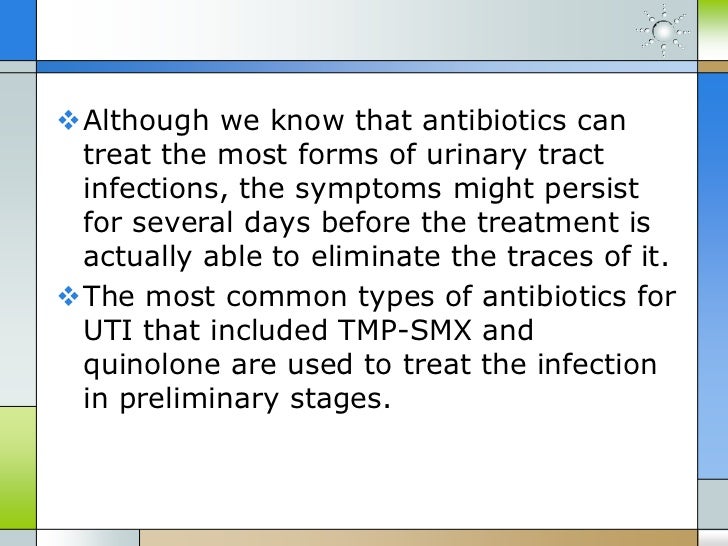 All you need to know about taking antibiotics for uti and how they ca…