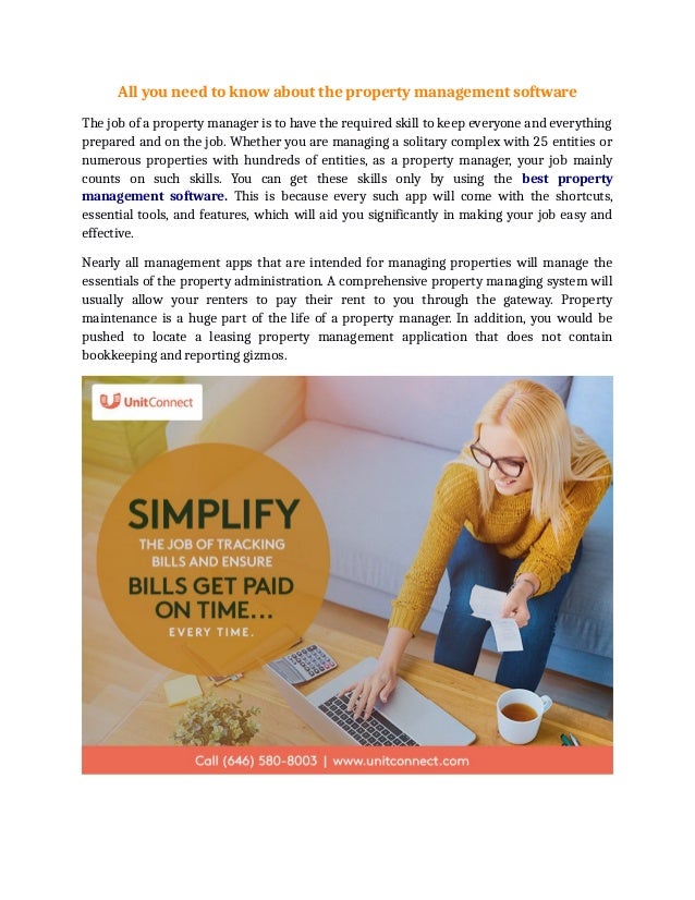 All You Need To Know About The Property Management Software